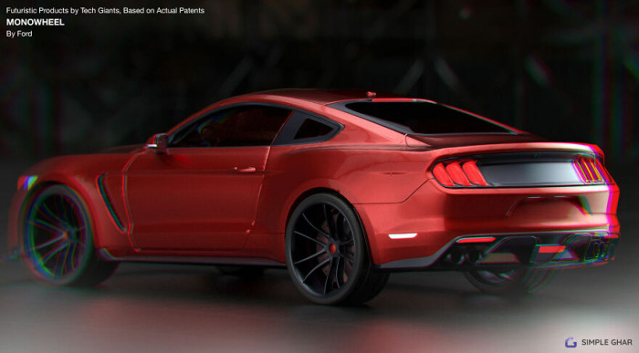 This is what Ford presents as the four-wheeled version of this vehicle.