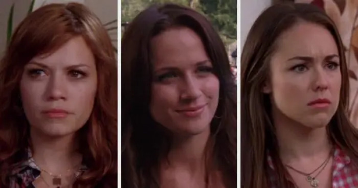 13. Haley (Bethany Joy Lenz), Quinn (Shantel VanSanten), and Taylor James (Lindsey McKeon) from One Tree Hill