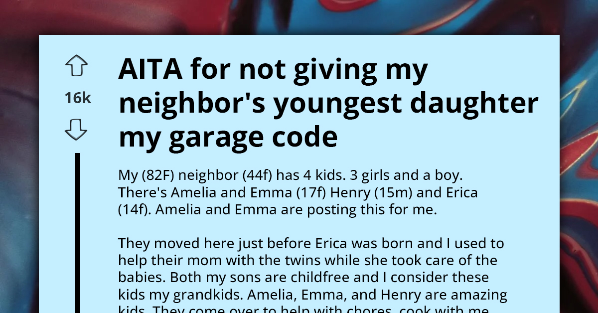 82 Y.O. Lady Asks Redditors If Her Decision to Deny Troubled Child Solo Access to Her Home While Allowing Her Siblings Was Right