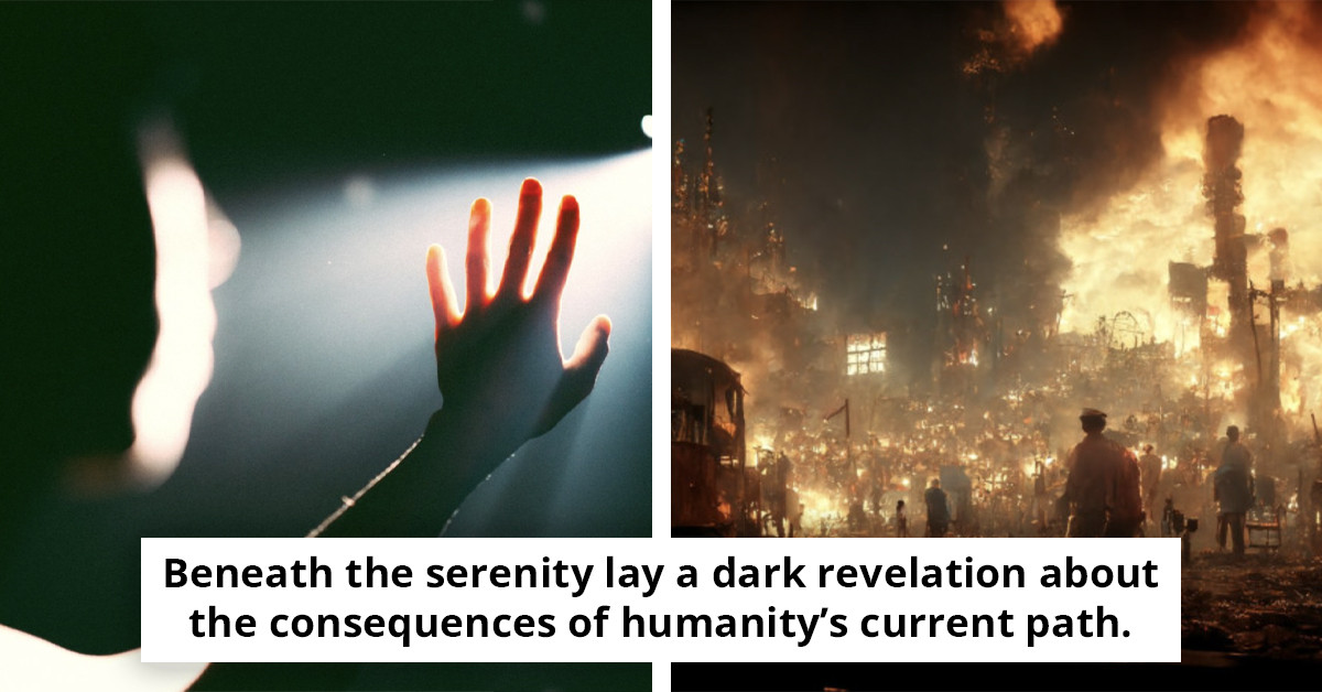 Woman who 'experienced 32 seconds of clinical death and glimpsed the future' shares chilling message for humanity