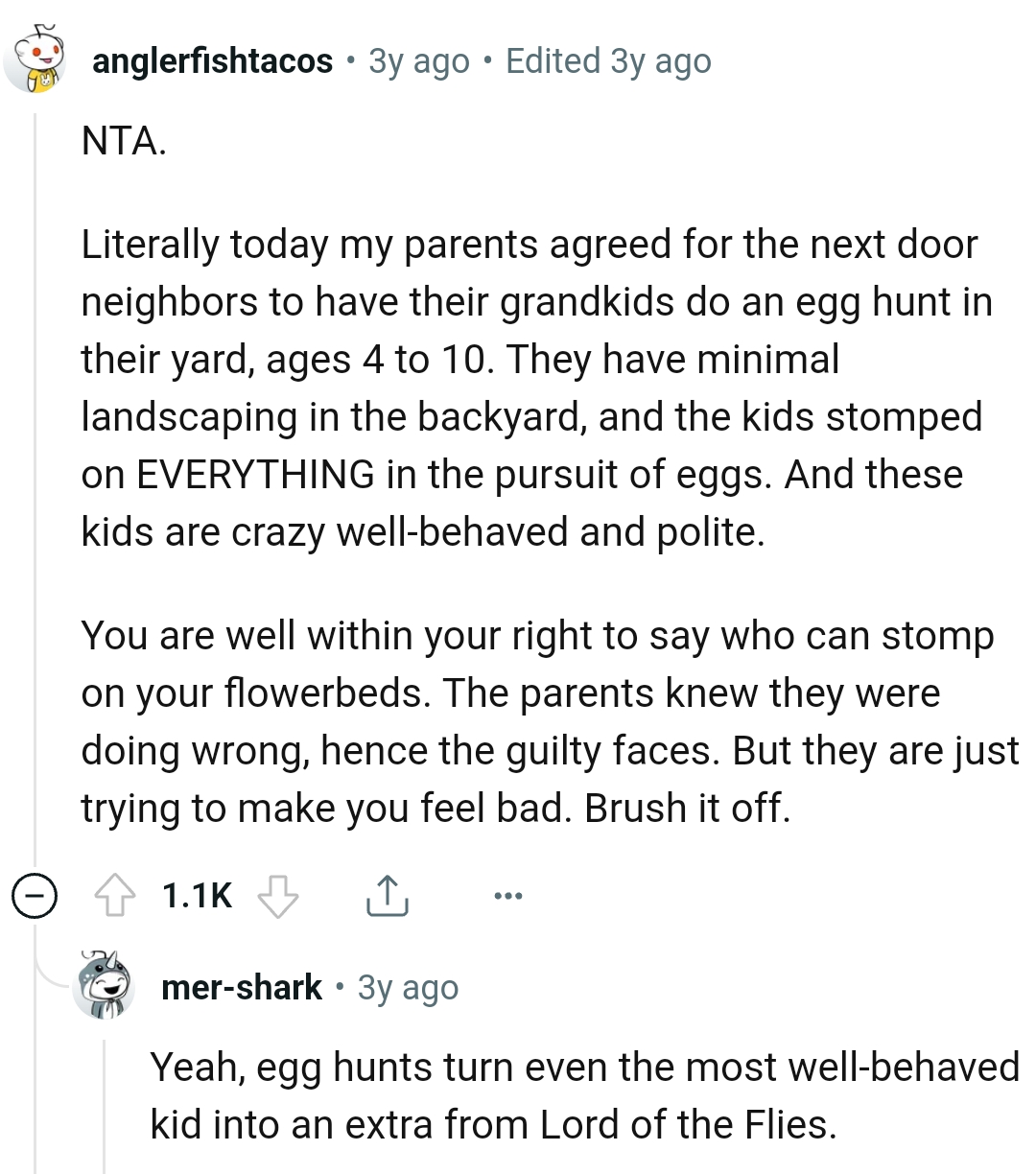 These kids might be well-behaved but turn into another thing during an egg hunt