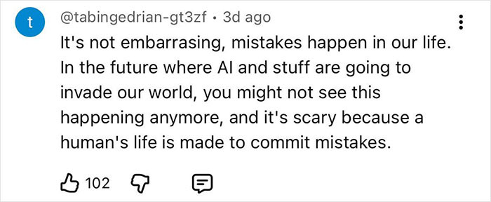 Comment by @tabingedrian-gt3zf