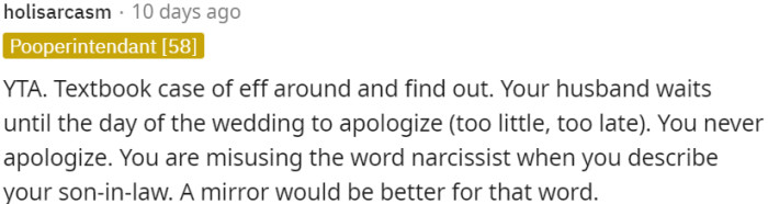 OP's misusing the term 