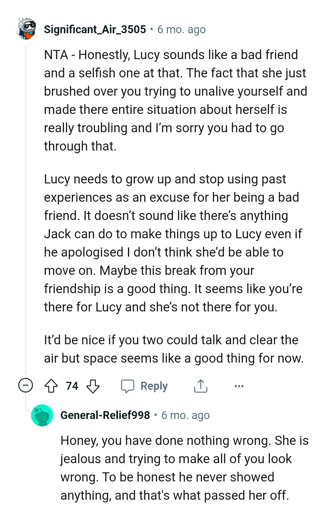 Both of them should talk and clear the air