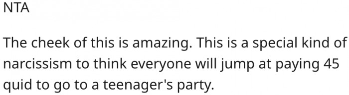 20. Narcissism at its peak.
