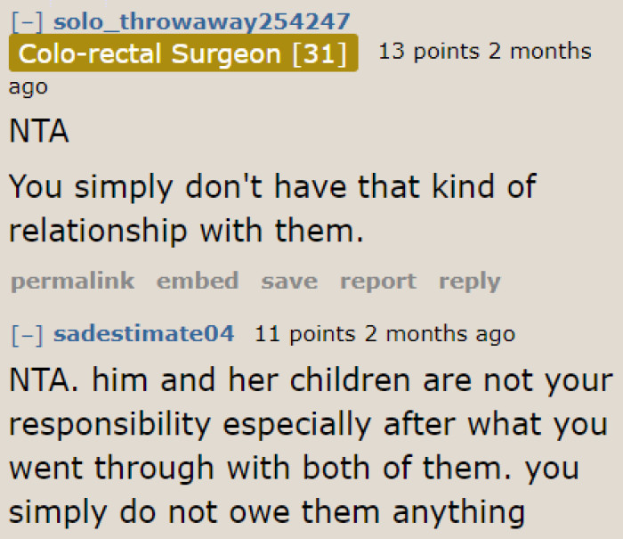 They shouldn't expect anything from the OP anymore.