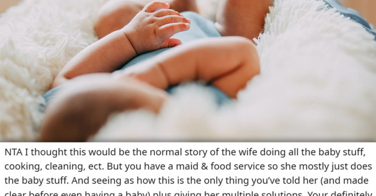 Man Refuses To Help Out Wife With Their Baby At Night And People Are Actually Supporting His Decision