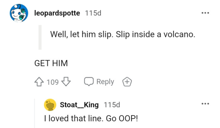 This Redditor Loved the Line That the OP Used