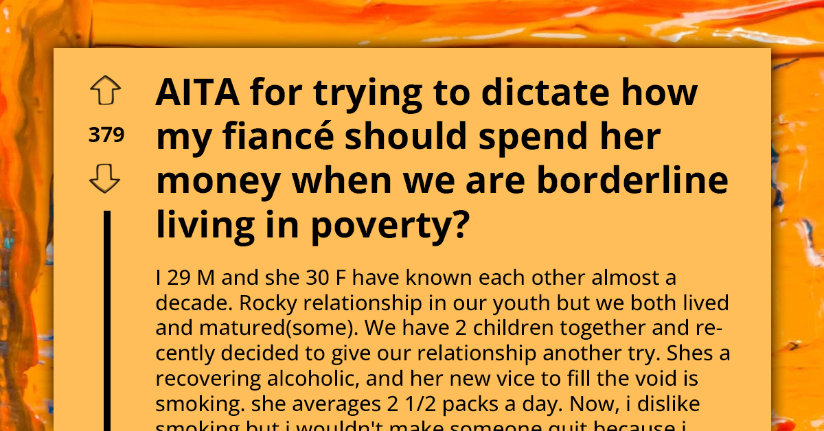 Man Battles Partner's Crippling Smoking Addiction As Family Finances And Welfare Hang In The Balance—Asks If He Is A-Hole For Asking Her To Stop