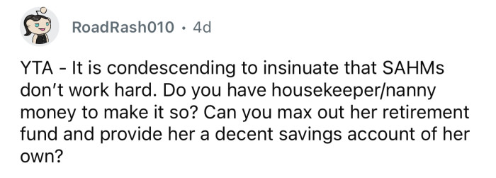 Your comments were condescending.