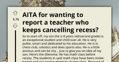 Parent Questions Teacher’s Decision To Cancel Recess Every Day Over Class Misbehavior