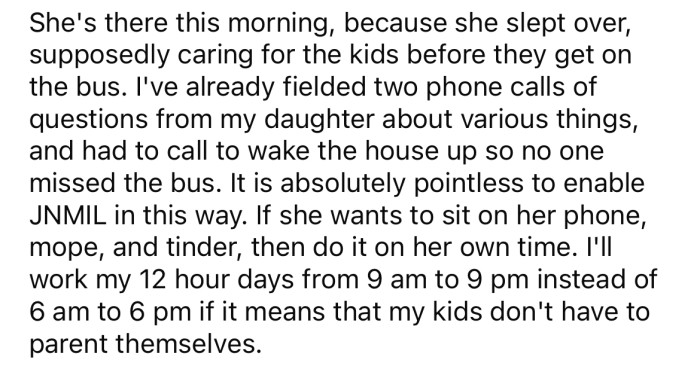 The OP is furious that her MIL isn't keeping up her end of their deal.