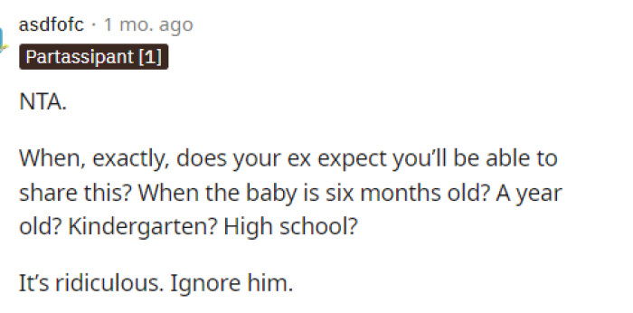 People quickly wondered what the dad was thinking and when he was anticipating sharing the baby with his family and friends, but it seems like he had no plans to do so.