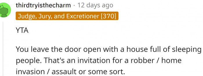 It is a safety concern, that's for sure.