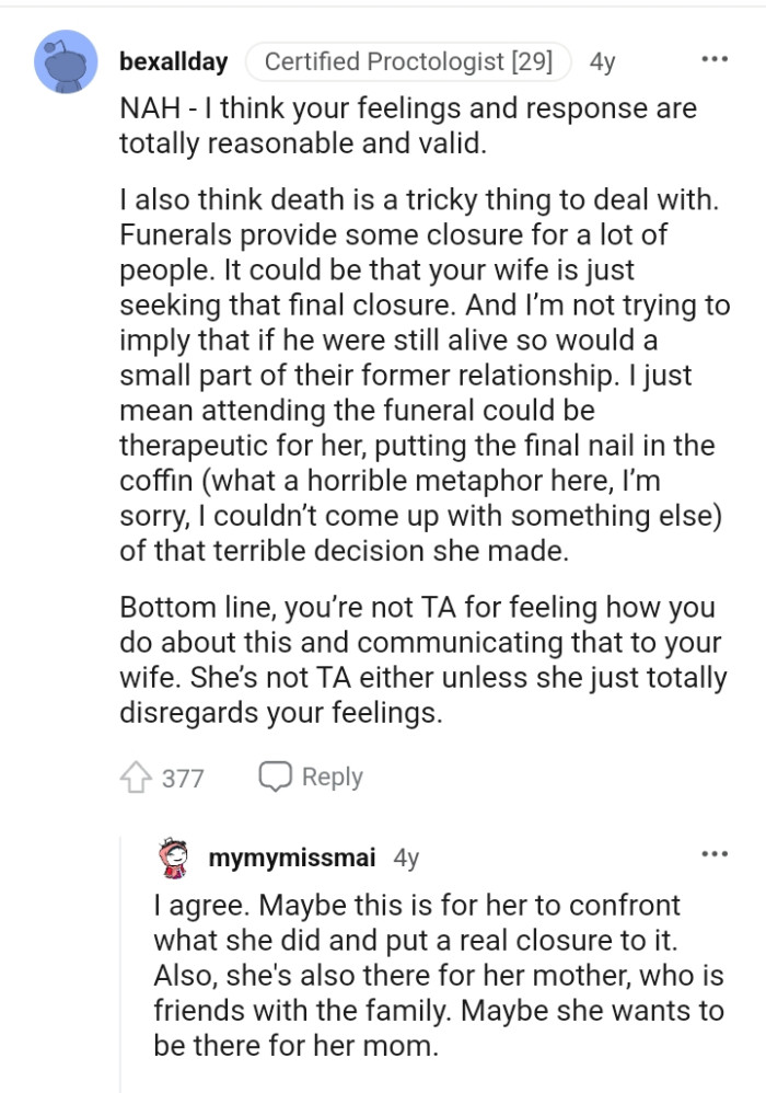 The OP's feelings and response are totally reasonable