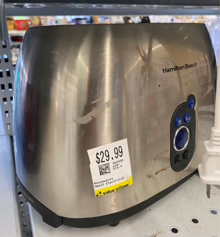2. Another $30 household good – a toaster