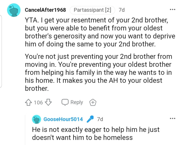 When you benefit from something, allow others to benefit too