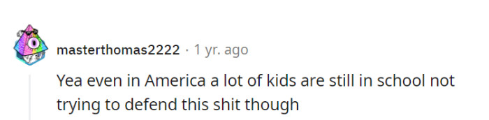 In America, the land of the free and the home of the extra-long school year, defending it might require a lesson plan of its own!