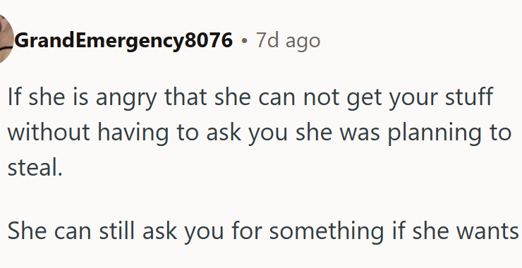 Taking steps to protect her property wasn’t hostile; it was healthy and necessary.