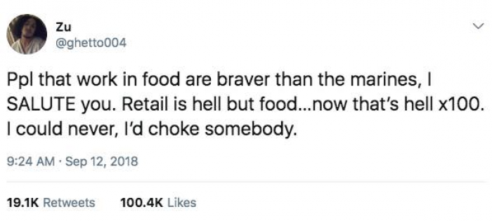 Zu, a Twitter user, recently gave a well-deserved shout-out to all brave servers: