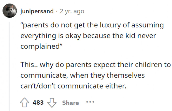 This! Relationships won’t work with one-way communication.