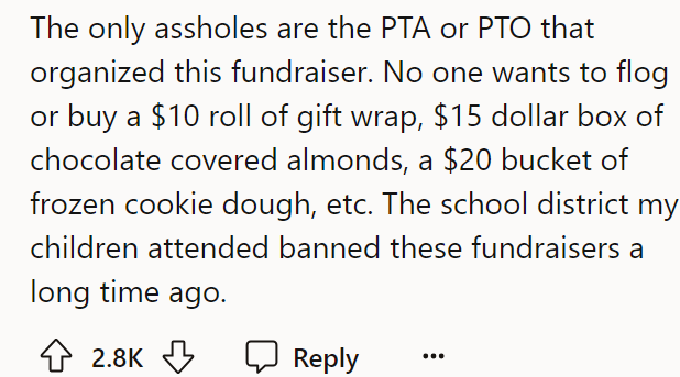 Another Redditor said that the fundraiser is a waste of time