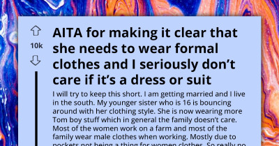 Bride Pressures Younger Sister On Wedding Dress Code, Despite Her Style Preferences