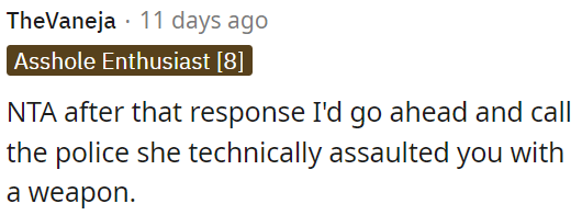 OP could call the police.