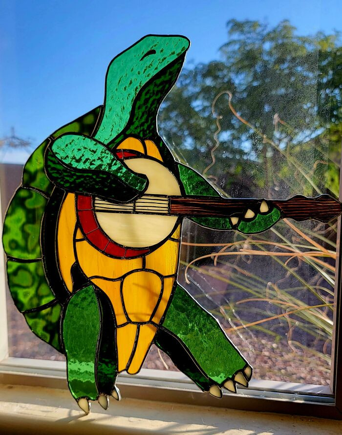 41. I've Been Wanting To Do This Guy For A While, And I Think It's My Favorite Piece Of Glass I've Done So Far.