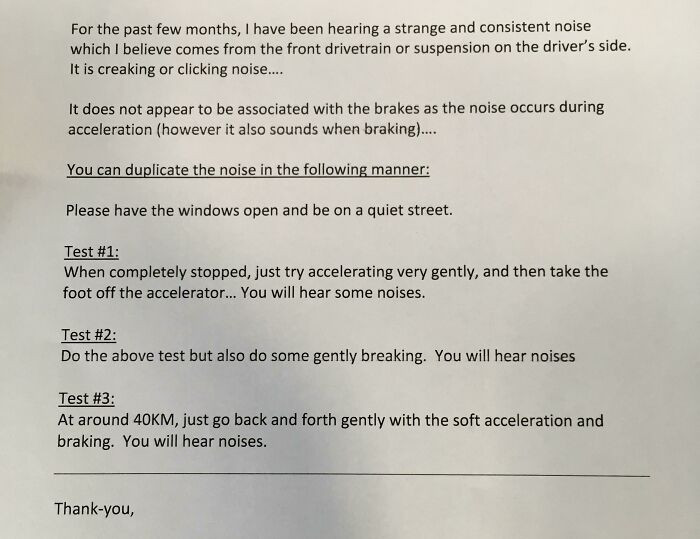 2. Nothing Stupid Here. It Is Actually Very Thoughtful Of The Customer To Leave A Note Like This On The Windshield. A Lot Of Time Service Writer Could Not Write A Proper Story…