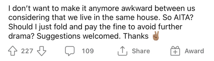 So, the OP turned to the Reddit community for advice.