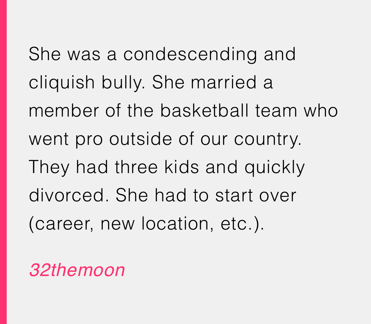 19. From grace to grass?