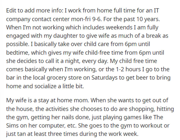 He edited to add more information after people began commenting on the post and expressing curiosity about the story.