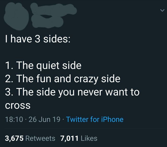 "The Side You Never Want To Cross"