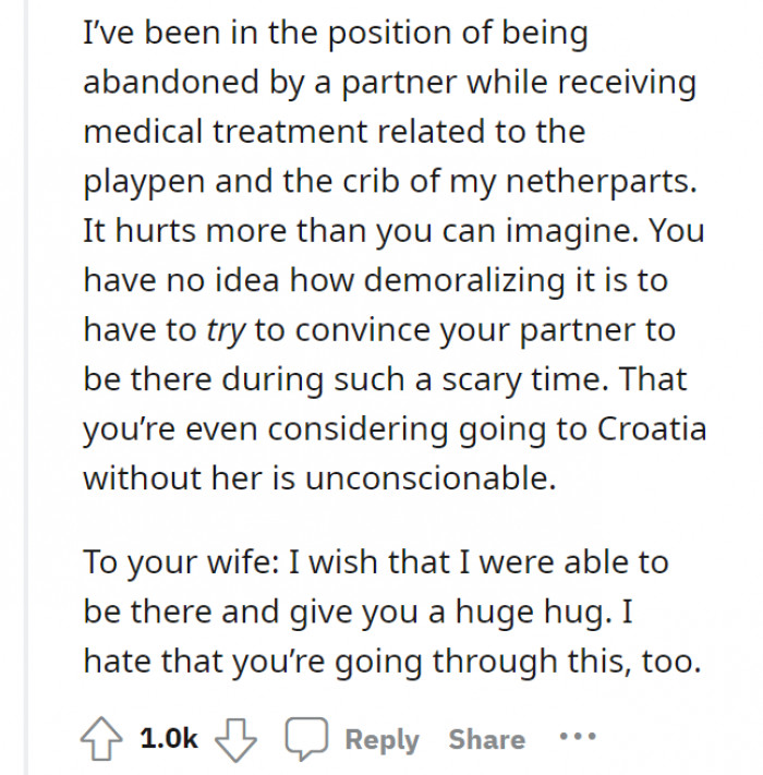 We hope more and more men truly realize how scary it is to bring a child into this world, and no mere party would ever be worth more than the joy of the birth of their first child.