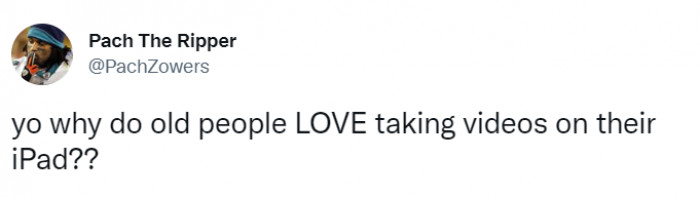 20. Taking videos with their iPads