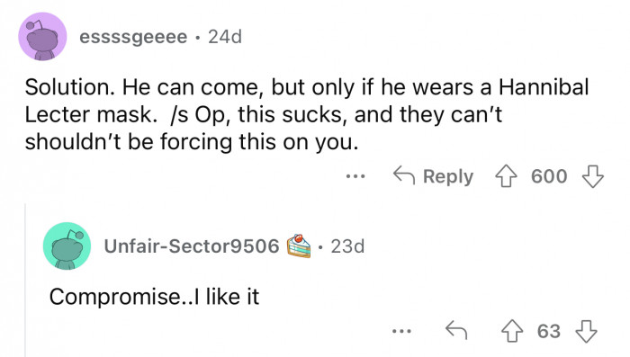 That could be a good compromise.