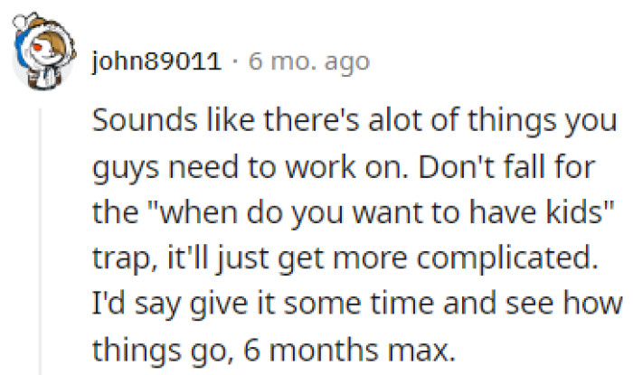 A Lot of Things to Work On