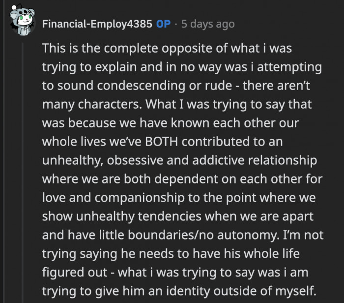 OP defended the intentions behind her post...