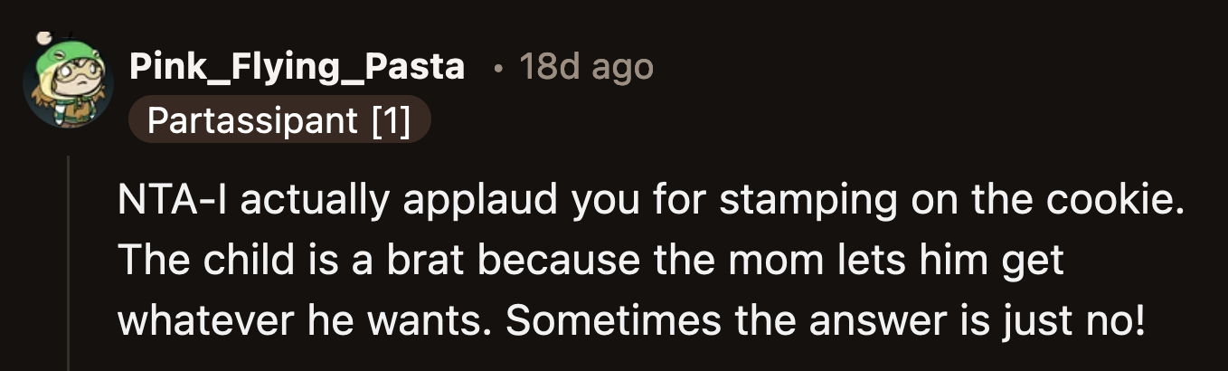 What OP did was petty and immature, but it was satisfying.