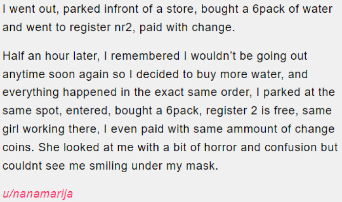 Mysterious time loop