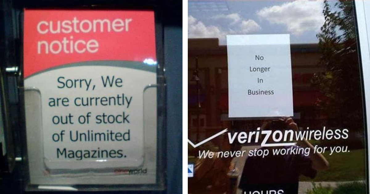19 Hilarious Pictures From This Week Showcasing Irony At Its Finest