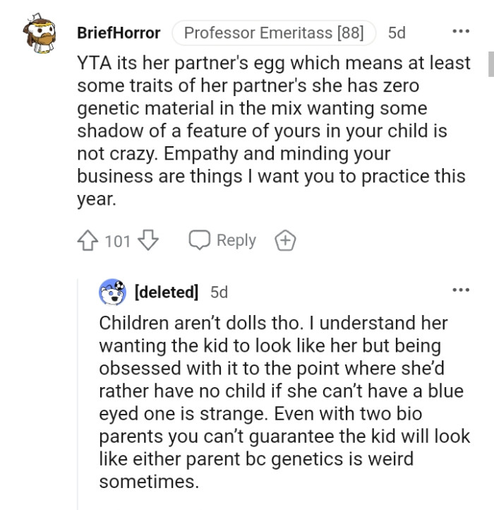 Empathy and minding your business are two things the OP ought to practice