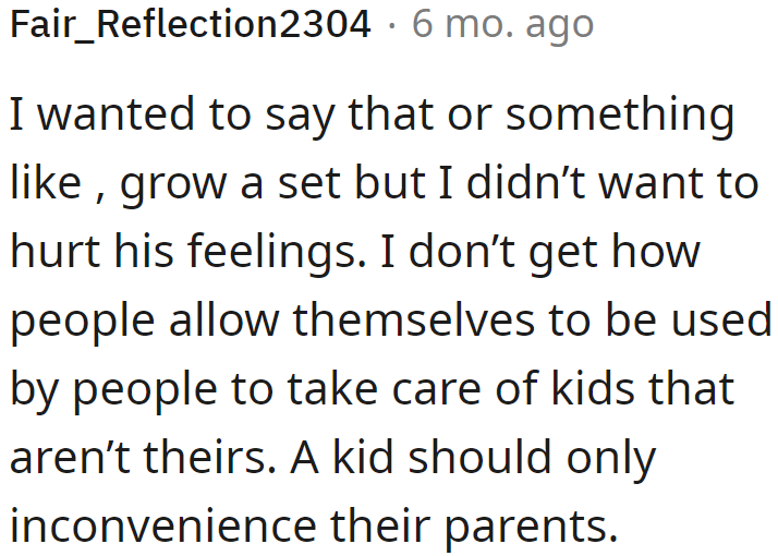 OP shouldn't be burdened when nobody's available to babysit the nephew. It's his sister's problem to solve.