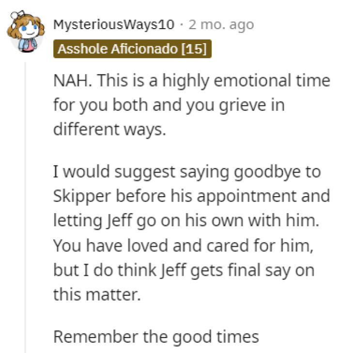 Jeff gets the final say