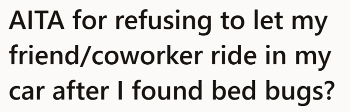 After months of helping out with rides, she suddenly found herself facing a problem that felt much bigger than a commute.