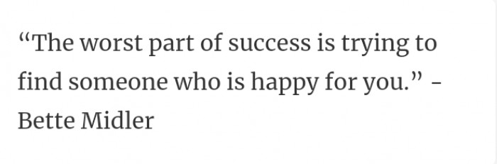 13. Finding someone who is genuinely happy for you