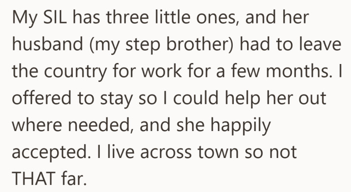 At first, everyone seems on the same page about what the help would look like.