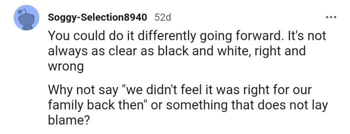 Maybe OP shouldn't have laid the blame on one particular person