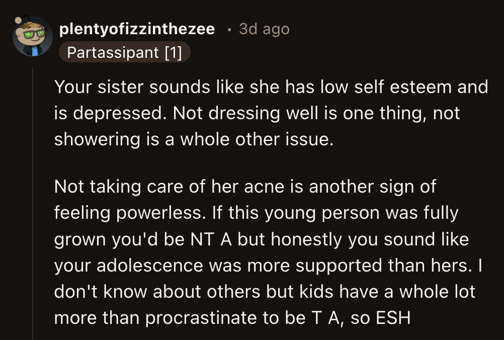 Could OP have missed the signs of her sister's depression?